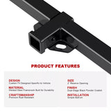 2 Inch Trailer Towing Hitch Receiver for Jeep Wrangler 1997-2006