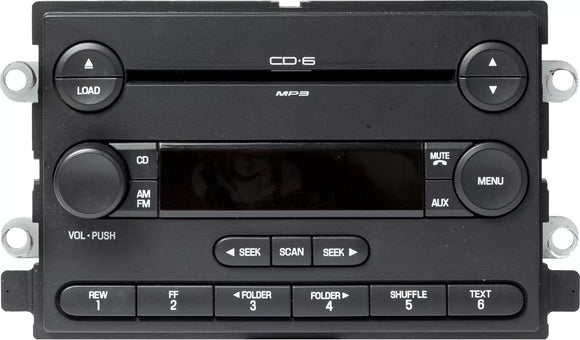 2005 Ford Freestyle AM FM Radio 6 Disc CD MP3 Player OEM 5F9T-18C815-GA