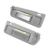 Driver & Passenger Light Gray Sun Visor for 2006-2011 Honda Civic