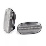 Sequential LED Side Marker Light Turn Signal Lamp Smoked / Clear for Mitsubishi Pajero Sport 2G