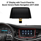LCD Display with Touch Panel for Opel Astra K and Buick Verano Radio Navigation LQ080Y5DZ10