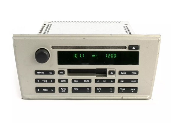 2003-2005 Lincoln LS OEM AM FM CD Cassette Radio Receiver 4W4T-18C868-AB