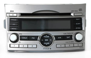 2010-12 Subaru Legacy OEM AM FM Radio mp3 CD Player 86201AJ64A Face Code PE645U1