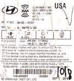 2009-2010 Hyundai Sonata AM FM SAT Radio 6 Disc CD MP3 Player 961953K151