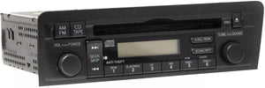 2004-05 Honda Civic AM FM Radio OEM CD Player 39100-S5P-A210-M1 Opt 2TCB