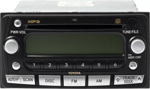 2007 Toyota Yaris AM FM Radio CD MP3 Player 08600-01000 Option 31812