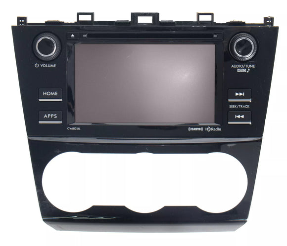 2017-18 Subaru WRX AM FM SAT Radio CD Multimedia Player 86201VA680 Face CV682UL