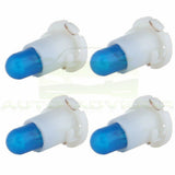 10x T3/T4/T4.2/T5 Neo Wedge Blue Light Halogen Bulbs for Ford Jaguar Dash HVAC Climate Heater Control