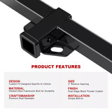 APS Class 3 Trailer Hitch Receiver Hookup for Honda Odyssey 1999-2017