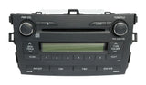 2009-10 Toyota Corolla AM FM Radio 6 CD Player 86120-02B10 A518A2 OEM