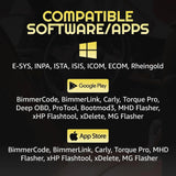 ENET Programming Ethernet Cable for BMW OBD ICOM E-SYS ISTA Bimmercode F- Series OBD2 cable