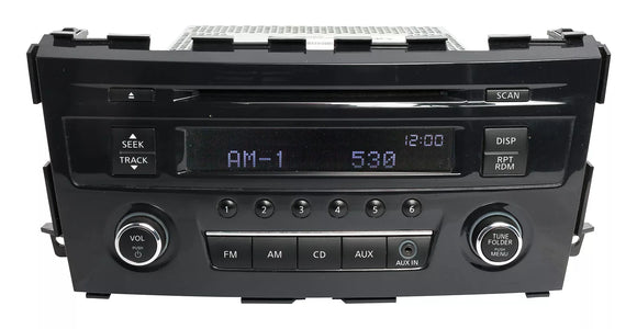 2013-2015 Nissan Altima AM FM Radio Aux Single Disc CD MP3 Player 281853TB0G