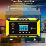 Heavy Duty Car Battery Charger Tender 12V/24V Smart Automatic Intelligent Pulse Repair