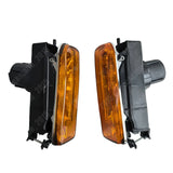 Pair Bumper French Amber Fog Light Lamp for BMW 1992-1999 BMW E36 325 328 M3 Yellow Lens