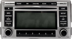 2010-12 Hyundai Santa Fe AM FM SAT Radio 6 Disc CD MP3 Player 96190-0W050 9611U9