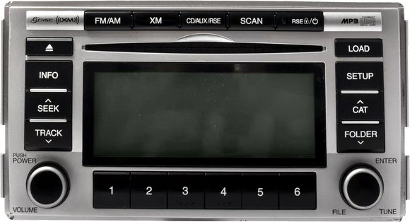 2010-12 Hyundai Santa Fe AM FM SAT Radio 6 Disc CD MP3 Player 96190-0W050 9611U9