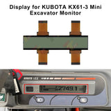 LCD Display Screen for KUBOTA KX61-3 KX91-3 U50-5 Mini Excavator Gauge