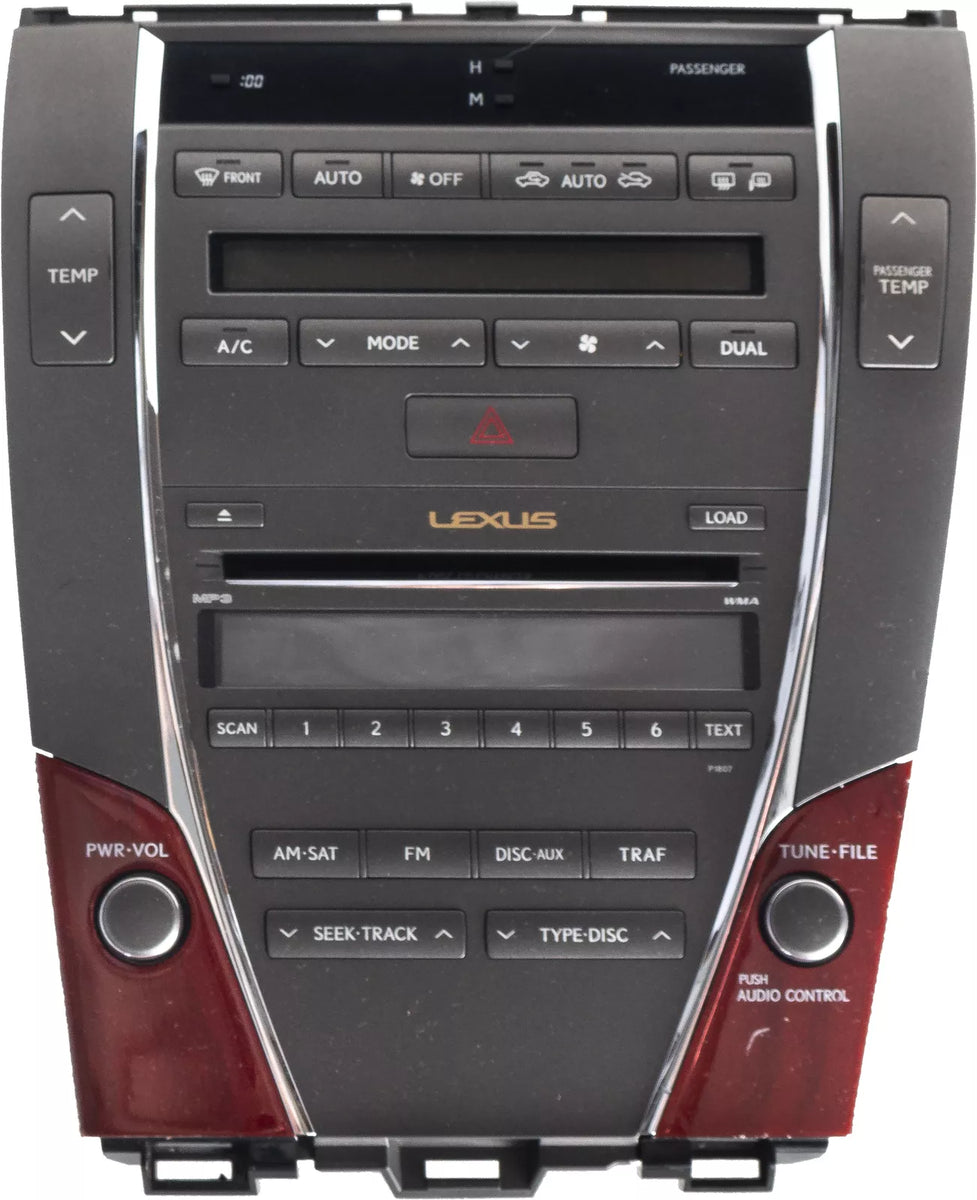 2007-2009 Lexus ES350 AM FM SAT Radio 6 Disc CD MP3 Player OEM 8612033 ...