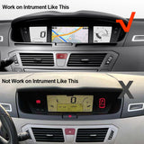 7" Color Navigation Radio Display for Citroen C4 Picasso Instrument Panel 9673538580