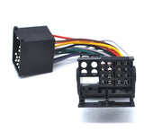 Conversion Head Unit Adapter Round Spaded Flat Pin Harness for BMW E46 E39 E38 E53