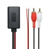 12V Car Audio Stereo Bluetooth AUX Receiver Module 2RCA Interface Cable Adapter