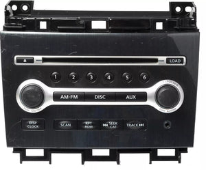 2012-2013 Nissan Maxima AM FM Radio 6 Disc CD Player Auxiliary Input 281859DB0B