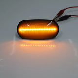 Sequential LED Side Marker Light Turn Signal Lamp Smoked / Clear for Mitsubishi Pajero Sport 2G