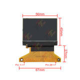 26-pin LCD Odometer Display for Audi A2/A3/A4/A6, Ford Galaxy, VW Passat/Golf 4, Seat VDO Instrument