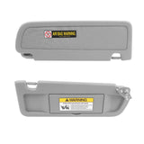 Driver & Passenger Light Gray Sun Visor for 2006-2011 Honda Civic