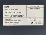1997-2003 BMW 528I E39 Alpine Audio Stereo Amplifier OEM 65128371025