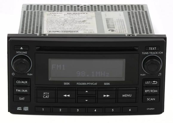 2013 Subaru Forester OEM AM FM CD Player mp3 Radio 86201SC620 Face CP625U1