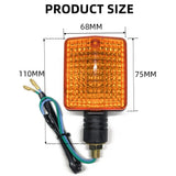 Front Rear Turn Signal Indicator Light for HONDA XR 650L XR 250L 2PCS