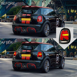 Black Clear LED Tail Lights With Sequential 2014-2019 Mini Cooper F55/56/57