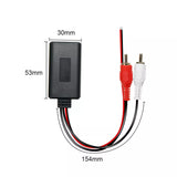 Car Wireless Bluetooth Module AUX Adapters Audio Receiver For 2RCA Interface