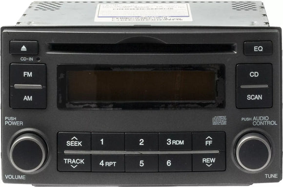 2007-08 Kia Rondo AM FM Radio Receiver CD Player 961401D1003W Option Code 9611H6