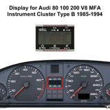 LCD Display for Audi 80 100 200 V8 MFA Instrument Cluster Type B Repair
