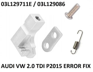 P2015 FAULT INTAKE MANIFOLD SWIRL FLAP FIX AUDI VW VOLKSWAGEN SKODA SEAT 2.0 TDI