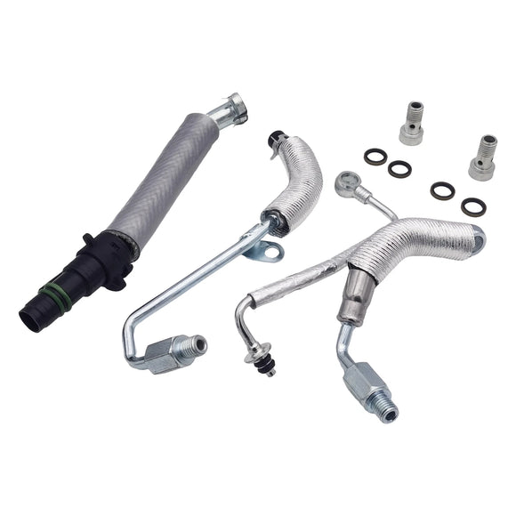 Turbo Charger Coolant Return Hose Line 55567067 for Chevy Cruze Buick GM 1.4L
