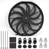 16 inch 120W Slim Fan Push-pull Electric Radiator for 12V Cooling Fan