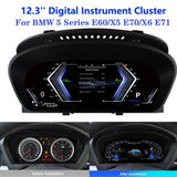 2008-13 BMW X6 X6M E71 12.3" LCD Digital Instrument Cluster Speedometer
