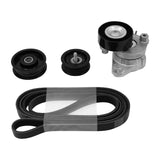 Engine Drive Belt Tensioner & Idler Pulley 4-set for Mercedes-Benz