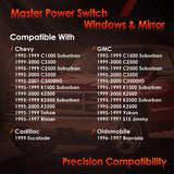 Master Power Window Mirror Control Switch for GMC Chevy C/K 1500 2500 3500 Tahoe