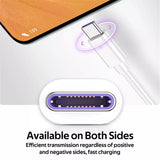 USB-C to USB-A White High Speed Charging & Data Cable (3FT, 1M) White for Phone Laptop