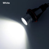 White LED Angel Eye Halo Ring Marker Light Bulbs 2PCS for BMW E39 E60 E63 E64 E53 X3 X5