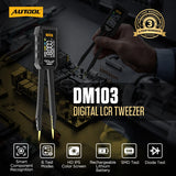 Digital Smart Tweezer Mini LCR Meter ESR SMD Diode Tester Capacitance Resistance
