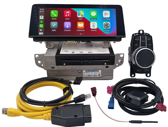EVO ID5 ID6 Navigation Satnav Upgrade set Apple CarPlay for 2013-2018 BMW 1 2 Series NBT
