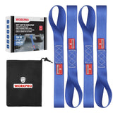 WORKPRO 4-Pack Soft Loop Tie-Down Straps 1.6 x 17 Inch 5000 lb 133828