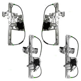 Power Window Regulators with Motors fits 00-01 Cadillac DeVille Front and Rear Set 1552-2010C4 - product image