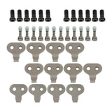 Stump Grinder Teeth Kit 36 Pack with 2-1/4 Inch Bolts for Toro STX-26