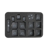 Window Switch Button Cover Cap Set for Multiple-Year Mercedes-Benz Vehicles EBAY-376628175592 – product image 2